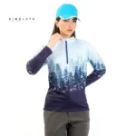 Himalaya Women Afra Half-Zip Blouse
