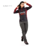 Himalaya Women Never Get Bored Half-Zip Blouse