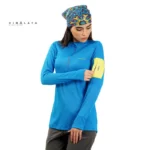 Himalaya women's half-zip blouse